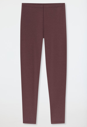 Caleçon long unisexe thermo, couleur chocolat - Thermo