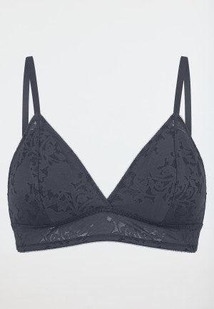 BH bügelfrei herausnehmbare Pads graphit - Modern Lace