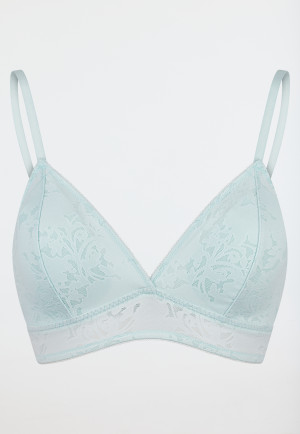 Bra non-iron removable pads mint - Modern Lace