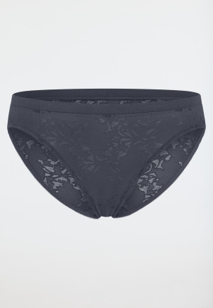 Rio Slip Spitze graphit - Modern Lace