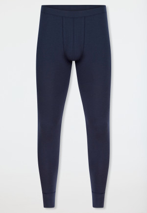 Lang, warme broek in deep sea blue - Casual Warming