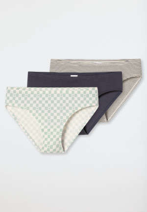 Slips, set van 3, meerkleurig bedrukt - 95/5
