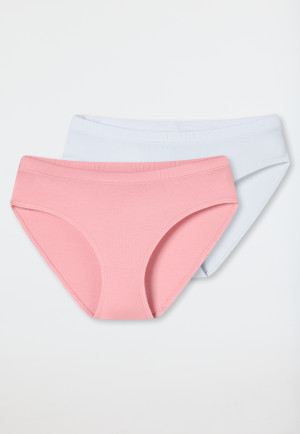 2-pack briefs white/ powder pink - Fresh Vibe
