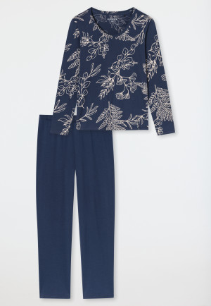 Long Admiral-Patterned Pyjamas - Comfort Essentials