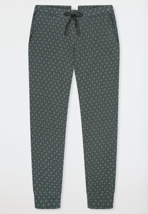 Broek lange manchetten bloemen multicolour - Mix+ Relax