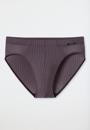 Supermini briefs micro quality pinstripe graphite - Pure Micro