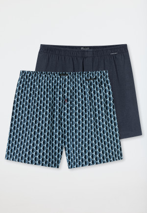 Boxer confezione da 2 in jersey a fantasia unita - Boxershorts Multipacks