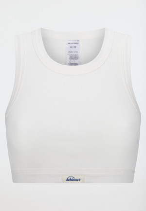 Bustier Feinripp off-white - Revival Paula