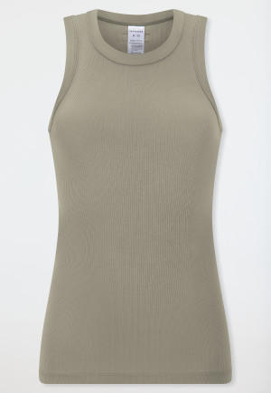 Topje fijnrib jade - Revival Paula