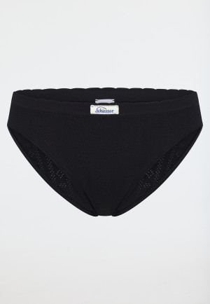 Retro-Slip Ajourée seamless schwarz - Revival Alma