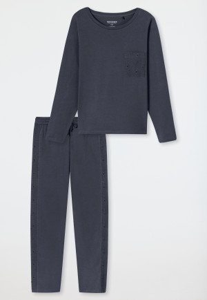 Long pyjamas graphite - Casual Nightwear