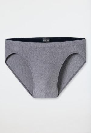 Slip super mini blu notte a strisce - premium Jacquard