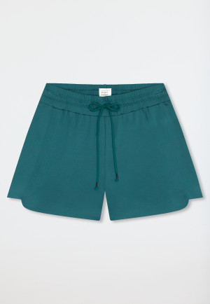 Pants short mercerised interlock green - Mix+Relax