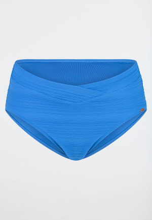 Bikinislip Retro Jersey recycelt Streifen aquarium - Aqua