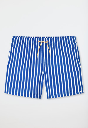 Swim shorts woven fabric stripes royal - Aqua