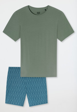 Pyjama kort kaki - Long Life Soft
