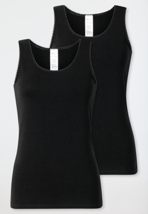 Tops set van 2 kanten zwart - Modern Multipacks