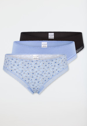 Cheeky string 3 set van 3 kanten meerkleurig - Moderne Multipacks