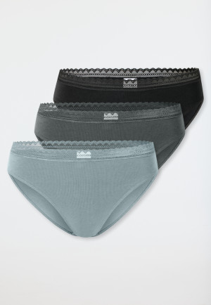 Rio-Slips 3er-Pack Spitze mehrfarbig - Modern Multipacks