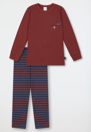 Long pyjamas striping nougat - Kids Nightwear