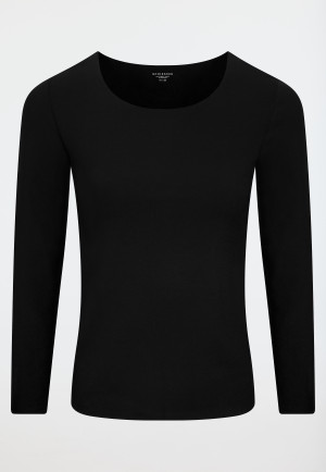 Shirt long-sleeve warming black - Invisible Soft Warming