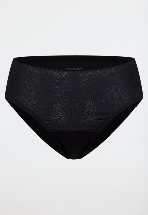 Rio-slip, naadloos, kant, zwart - Invisible Soft Lace