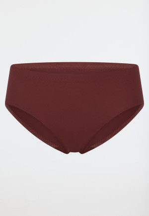 Slip Seamless & Invisible Lace rosso bordò senza cuciture - Invisible Soft Lace