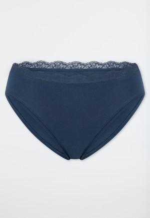 Rio-Slip Spitze deep blue - Unique Cotton