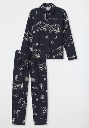 Pyjama lang Flanell multicolor - Family