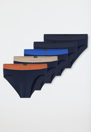 Rio-slips, set van 5, meerkleurig - 95/5