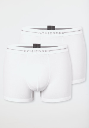 Short set van 2 wit - Cotton Flex