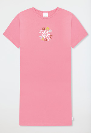 Camicia da notte a maniche corte rosa - Kids Nightwear