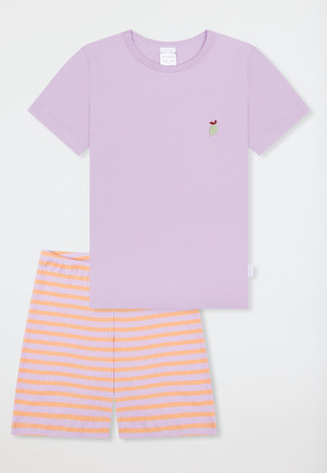 Short pyjamas striping orchid - Kids Nightwear