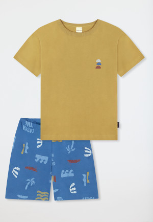 Short pyjamas Surfer khaki - Kids Nightwear