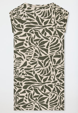 Nachthemd korte mouw olijf - selected! premium