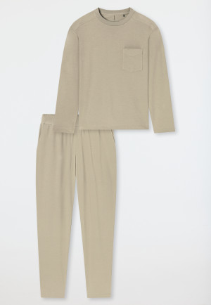Lange oversized pyjama van jade - Modern Nightwear