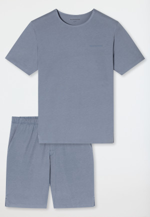 Short pyjamas blue-grey - Modern Bonded
