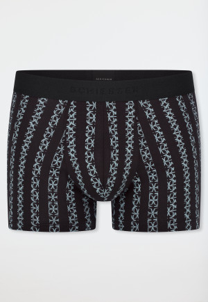 IJsblauwe short met patroon - 95/5