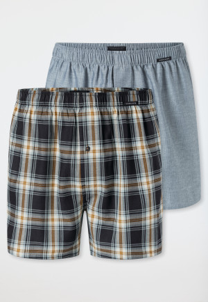 Lot de 2 boxers en matière tissée imprimée multicolore - Lot de boxers multipack