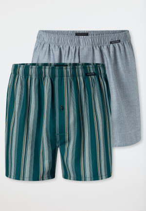 Lot de 2 boxers en matière tissée imprimée multicolore - Lot de boxers multipack