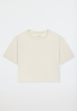 Shirt short sleeve heavy single jersey peal - Mix+Relax