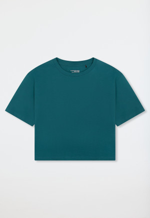 Shirt kurzarm Heavy Single Jersey grün - Mix+Relax