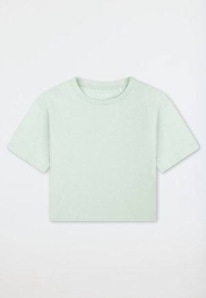 Shirt met korte mouwen, Heavy Single Jersey, matcha latte - Mix+ Relax