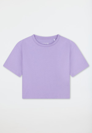 Shirt kurzarm Heavy Single Jersey zartlila - Mix+Relax