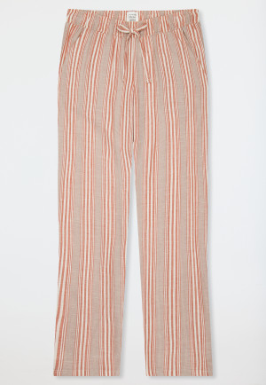 Lange geweven broek strepen multicolour - Mix+ Relax