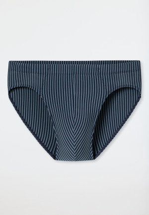 Supermini strepen blauwgrijs - Pure Micro