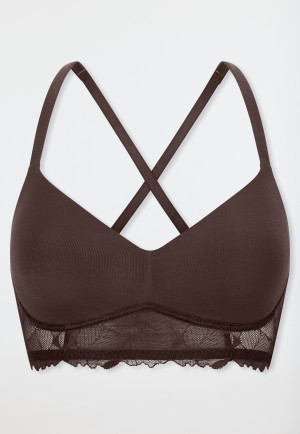 Soft-BH mit Schale Spitze dunkelbraun - Unique Premium