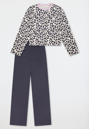 Long Animal-Print Marshmallow Pyjamas - Nightwear