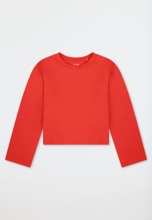 Long-Sleeve Shirt, chilli red - Mix+ Relax