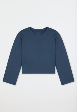 Long-Sleeve Shirt, Deep Blue - Mix+ Relax